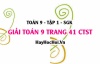 Giải Toán 9 trang 41 tập 1 Chân trời sáng tạo SGK